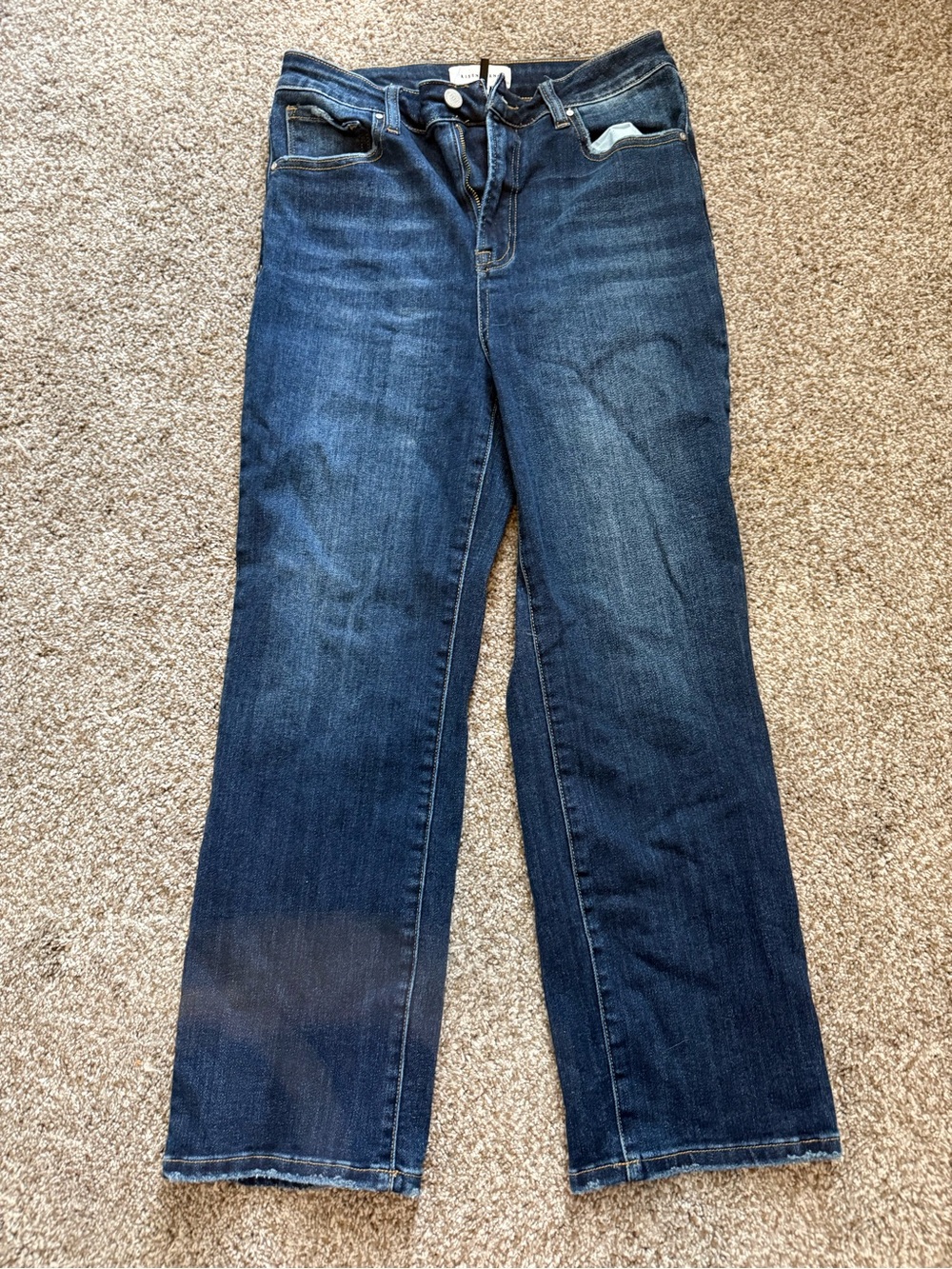 Straight-Leg Women’s Jeans in Dark Blue
